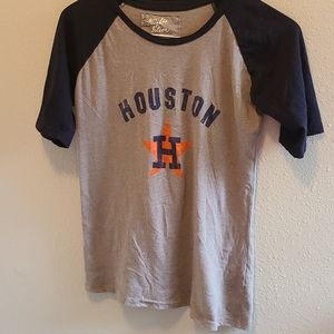 Houston Astros 3/4 sleeve tshirt